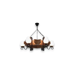 Brilagi - Luster na lancu QUEEN 6xE14/40W/230V buk/orah
