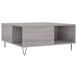 Stolić za kavu boja sivog hrasta 80x80x36,5cm konstruirano drvo