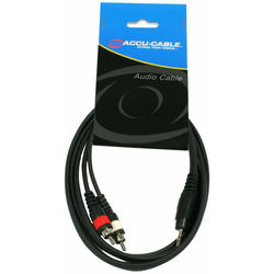 ADJ AC-J3S-2RM/3 3,5 Jack Stereo/2x RCA Cinch