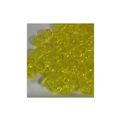 Kašaste perle (seed beads) 4 mm providna zuta