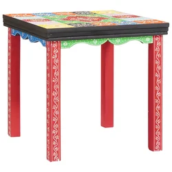 Kvadratni stol 3 pcs Šareni