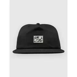 The Dudes Cap Factory Label Unstructured 5 Panel Cap black