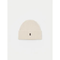GOBI Cashmere Kape Ribbed Chunky Beanie bež