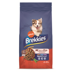 Brekkies Suva hrana za pse Govedina, 20 kg
