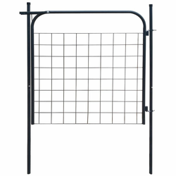 Vrtna ograda 100x100 cm antracit boje