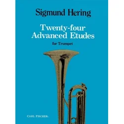 HERING:TWENTY-FOUR (24) ADVANCED ETUDES FOR TRUMPET