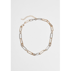 Necklace - gold and silver colors