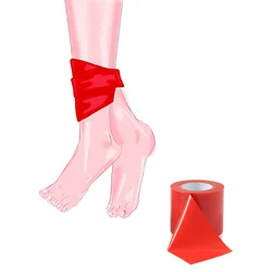 Crvena 16 m lepljiva traka za BDSM C81279-2