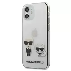 Karl Lagerfeld KLHCP12SCKTR iPhone 12 mini 5,4 hardcase Transparent Karl  Choupette (KLHCP12SCKTR)