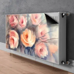 tulup.si Pokrov radiatorja Oranžne vrtnice 110x60 cm