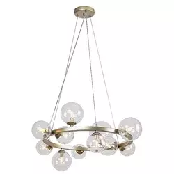 Rabalux Luster Aslov, 11xG9, 11x28W, R50cm, H120cm, Zlatne boje