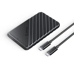 Orico Ohišje za trdi disk 25PW1C-C3 2,5'' HDD/SSD USB-C 6 Gb/s – črno