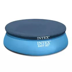 Intex Pokrivač za bazen 28026, Okrugli, 376x3 cm, Tamnoplavi