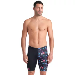 Arena performance funny prints contour swim jammer black multi xxs -