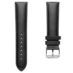 Kožni kaiš 22mm Crna boja 22.179