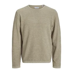 JACK & JONES Pulover JJEGEORGE greige