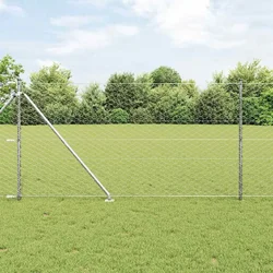 vidaXL heksagonalna ograja 1.4x10 m galvanizirano jeklo