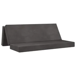 Sofa na razvlačenje 200 x 67 x 45 cm Tamnosiva