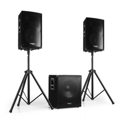 IBIZA SOUND profesionalni 2.1 aktivni PA sistem CUBE 1512, 1200W