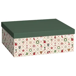 KUTIJA UKRASNA KARTONSKA X-MAS 24X33X12CM STEWO 5123 50