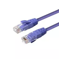 MicroConnect CAT6A UTP 7,5 m vijoličen LSZH