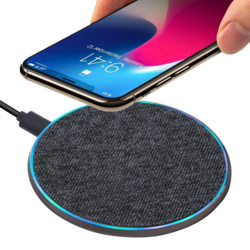 RIVACASE brezžična polnilna postaja, brezžični polnilec VA4915 GR3 QC Fast Charge 10W - Samsung Galaxy S23/iPhone 14 - črn