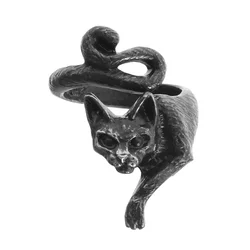 Prstan ALCHEMY GOTHIC - Le Chat Noir - R249