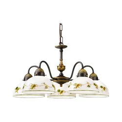 Kolarz 731.85.122 - Luster na lancu NONNA 5xE27/75W/230V u boji vina