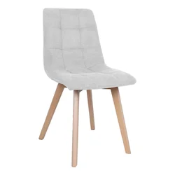Homestar Stol MAKIA sivkasto bel
