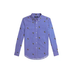 Polo Ralph Lauren Srajca 323A96287001 Modra Regular Fit