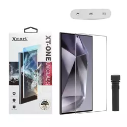 Zastitno staklo XMART UV Glue Full Cover + lampa za Samsung S25 Ultra/ S938B