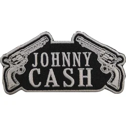 Johnny Cash Gun Iron-On Patch