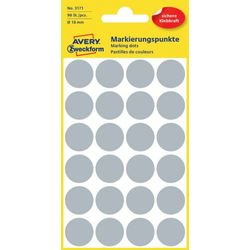 Avery Zweckform okrugle markirne etikete 3171, 18 mm, 96 komada, sive