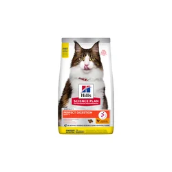 Hills Science Plan hrana za mačke PERFECT DIGESTION - Piletina i smeđi pirinač 3kg