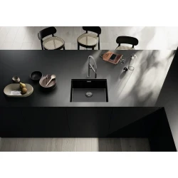 Blanco Sudopera sa 1 koritom Claron 500-U, Saten, Dark Steel