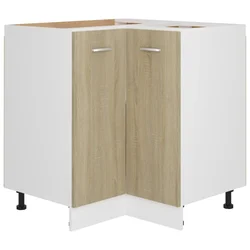 Kutni donji ormarić Lyon Sonoma hrast 75,5x75,5x81,5 cm Konstruirano drvo