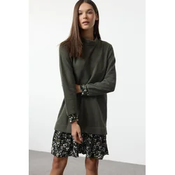Trendyol Milla Ženska haljina Twoaw25El00282, Zelena