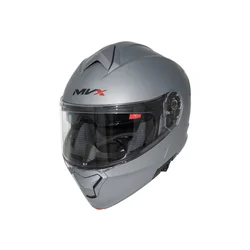 MVX 935SV Flip Up kaciga za motor, siva, veličina XXL