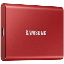 EXT-SSD 1TB SAMSUNG Portable T7 crveni eksterni SSD MU-PC1T0R HDD03610