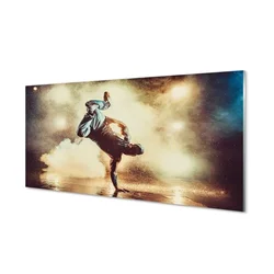 tulup.si Steklena slika Moški ples dim 100x50 cm 4 obešalnika