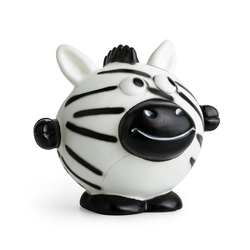 Igrača za pse žoga živali 12cm Happet - Zebra