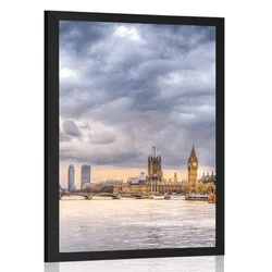 Plakat edinstveni London - 20x30 silver