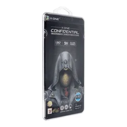 X-ONE Full Cover Extra Strong Privacy kaljeno staklo - za iPhone 15 Pro (puno ljepilo) crno