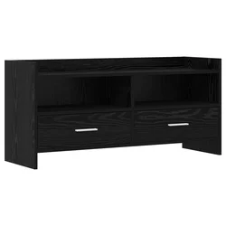 TV ormar 100 x 33 x 47 cm Crni hrast Konstruirano drvo