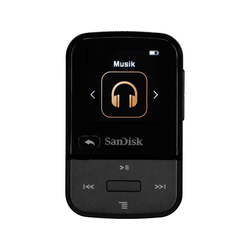 Sandisk prenosni MP3 predvajalnik Clip Sport Go Black 32GB SDMX30-032G-E46K