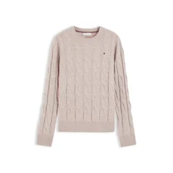 TOMMY HILFIGER Pulover svetlo rjava