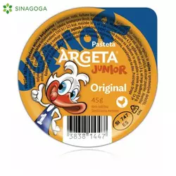 PASTETA ARGETA JUNIOR 45G.(20) DROGA