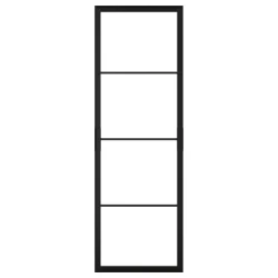 SKYTTA Okvir kliznih vrata, crna, 77x231 cm