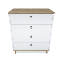 HANAH HOME Komoda Sahra Oak White