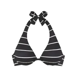 BENCH Bikini zgornji del črna/bela